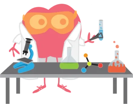 Cherry doing science